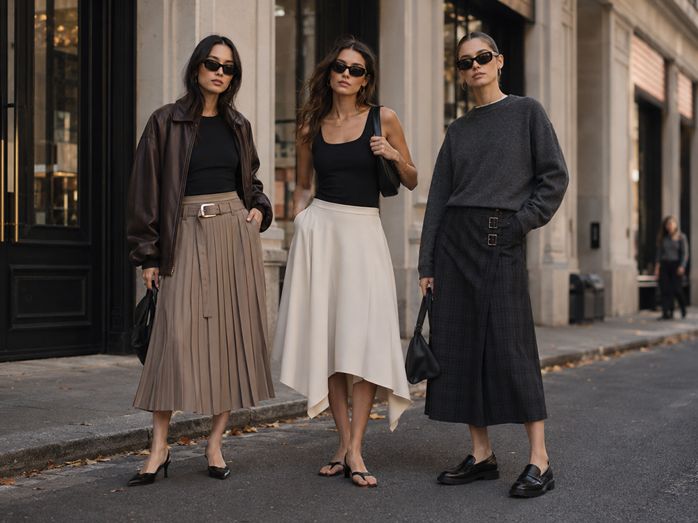 10 تا از ترند های لباس ۲۰۲۶ دخترانه تابستانی در ایران و جهان 26 chic city street style trio 1