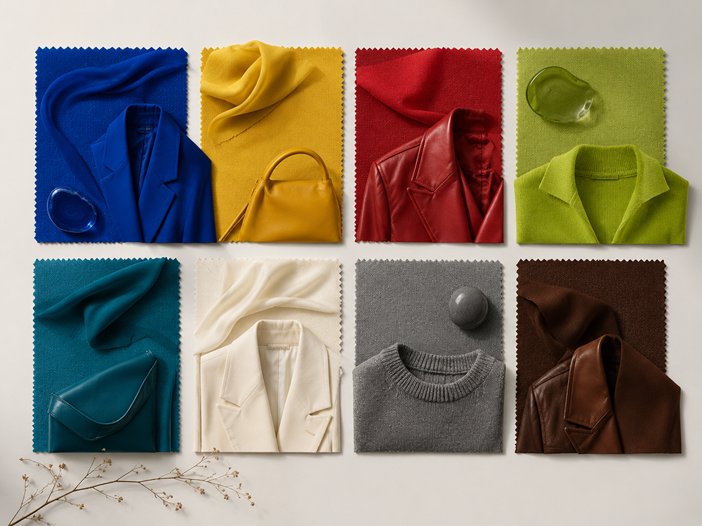 10 تا از ترند های لباس ۲۰۲۶ دخترانه تابستانی در ایران و جهان 24 color palette fashion flat lay 1 1