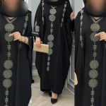 عبا خلیجی الیزه با کیفیت مشکی