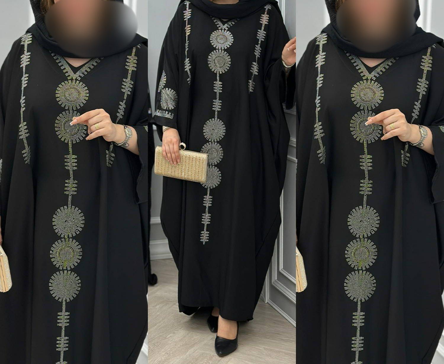 عبا خلیجی الیزه با کیفیت مشکی