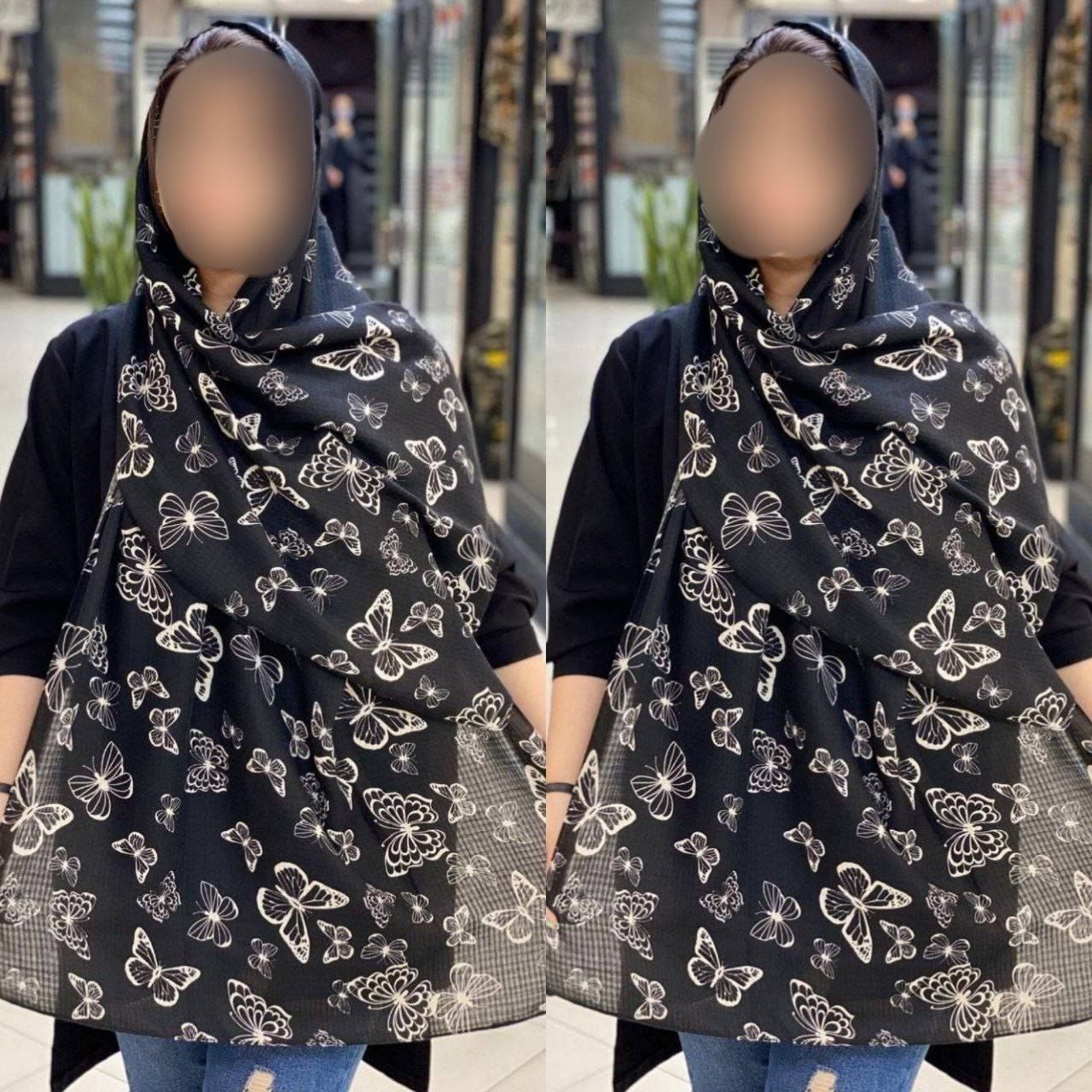 شال نخی پروانه پر استقبال و شیک و خاص