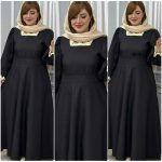 پیراهن یقه گیپور شهرزاد ترند محبوب اینستاگرامی