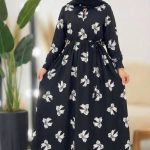 پیراهن رافونه پارچه لطیف و خنک