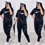 ست تیشرت و شلوار ساردین استایل شیک روزانه