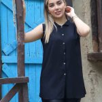 کراپ مدل سرور تن خور بی نقص زنانه