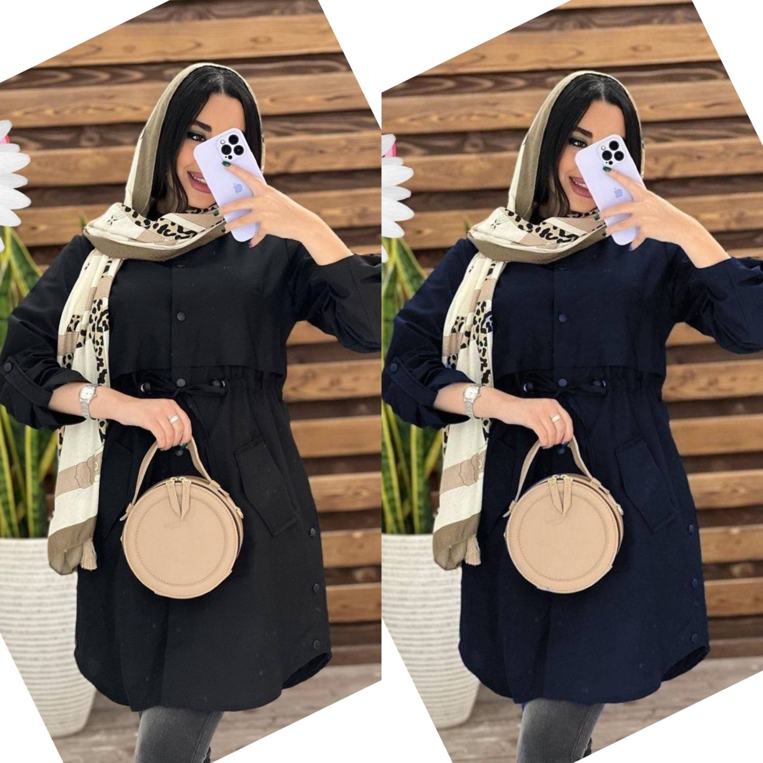 مانتو دانشجویی راحیل مینیمال و شیک